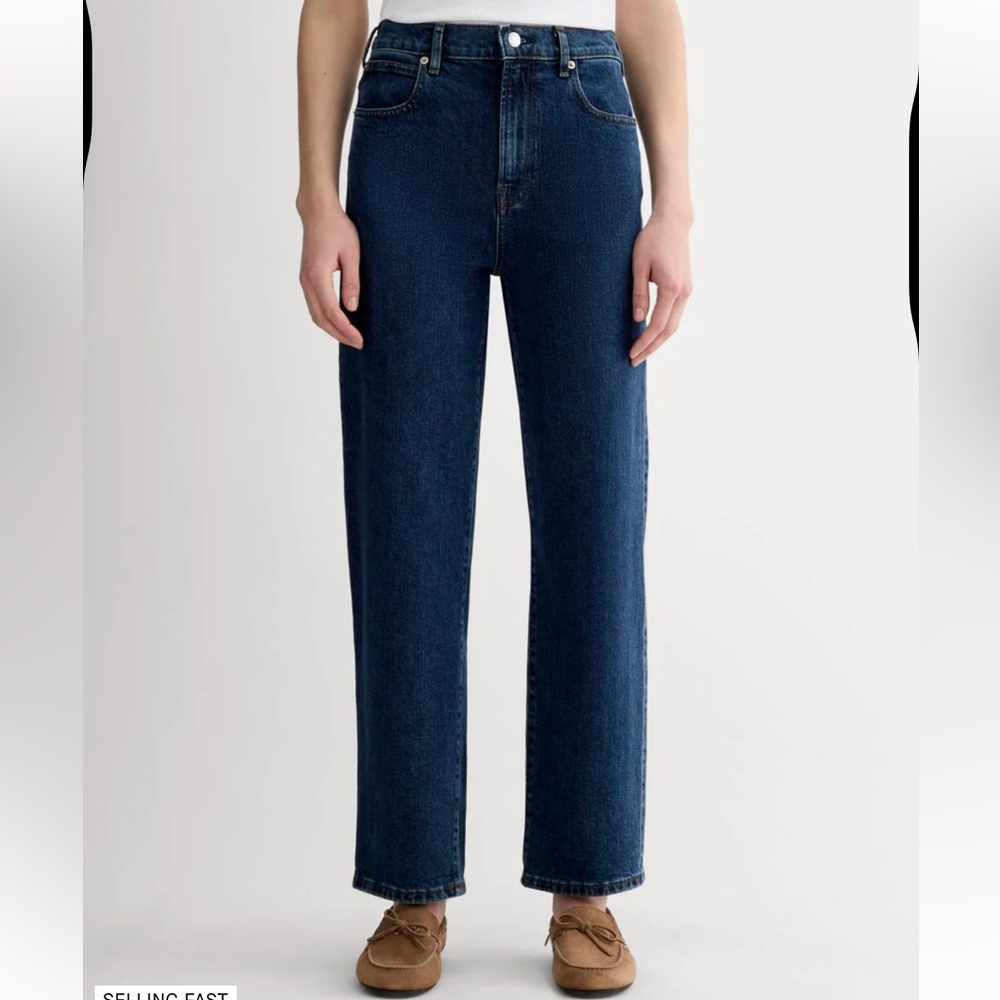 Everlane Dark Blue “The Way High” Denim Jeans - Picture 10 of 12